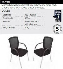WMVBK Visitor Chair Range And Specifications